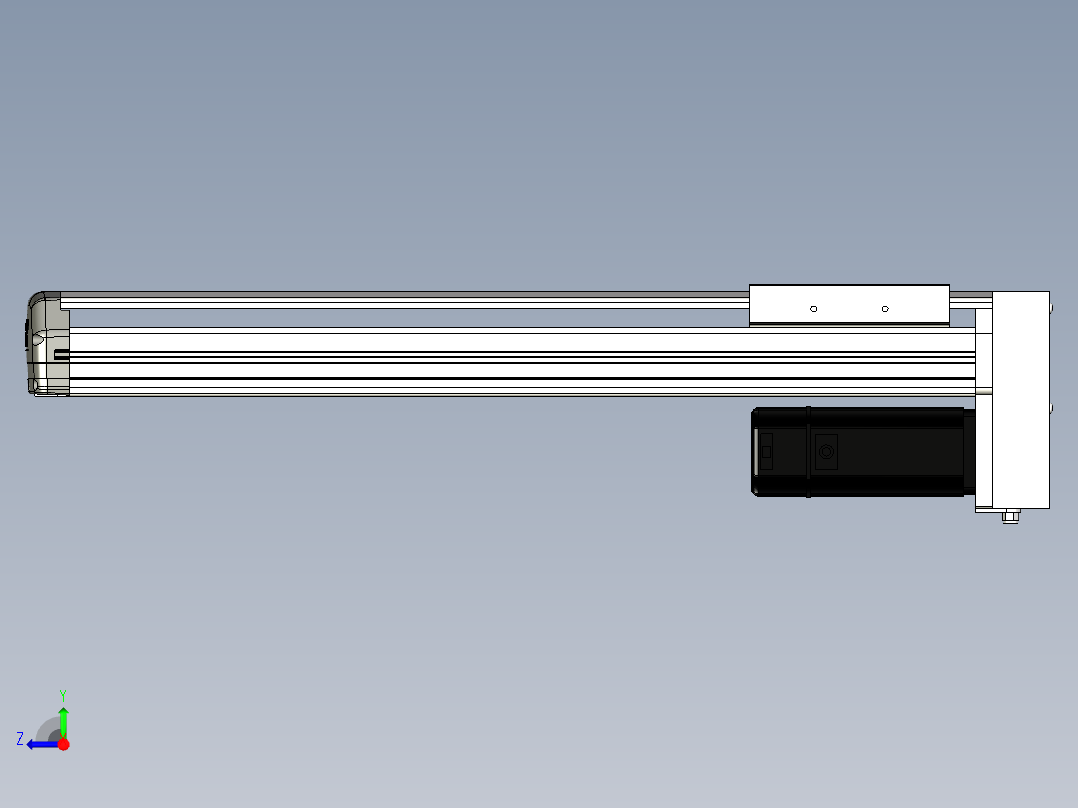 Toyo东佑达直线模组-ETH14-450-BM-400W+煞車右视图