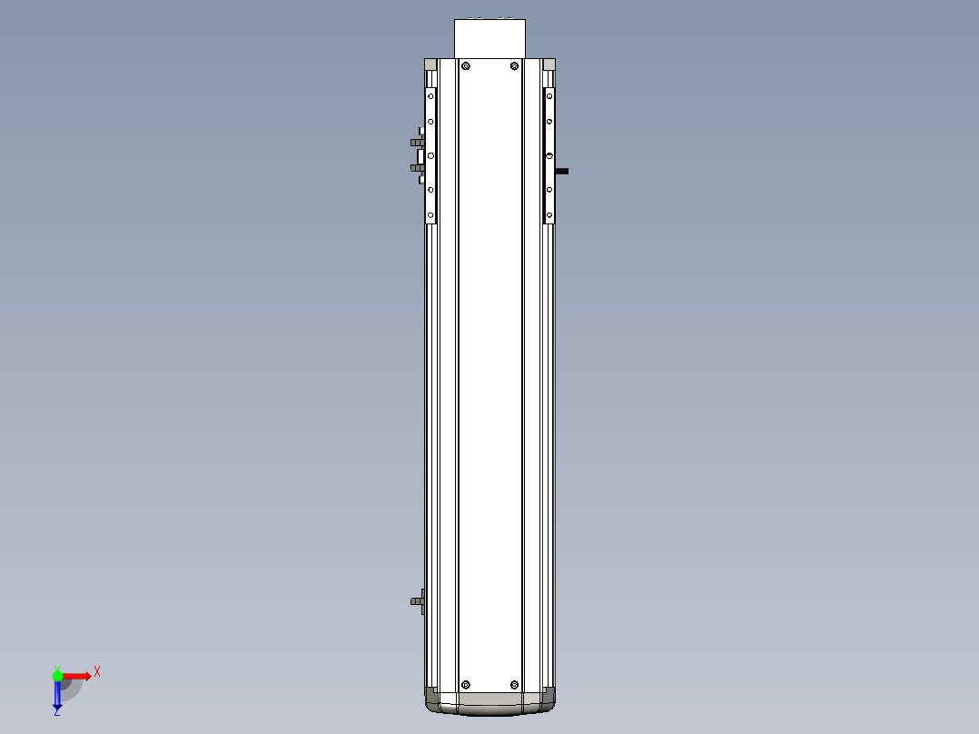 Toyo东佑达直线模组-ETH14-450-BM-400W+煞車俯视图