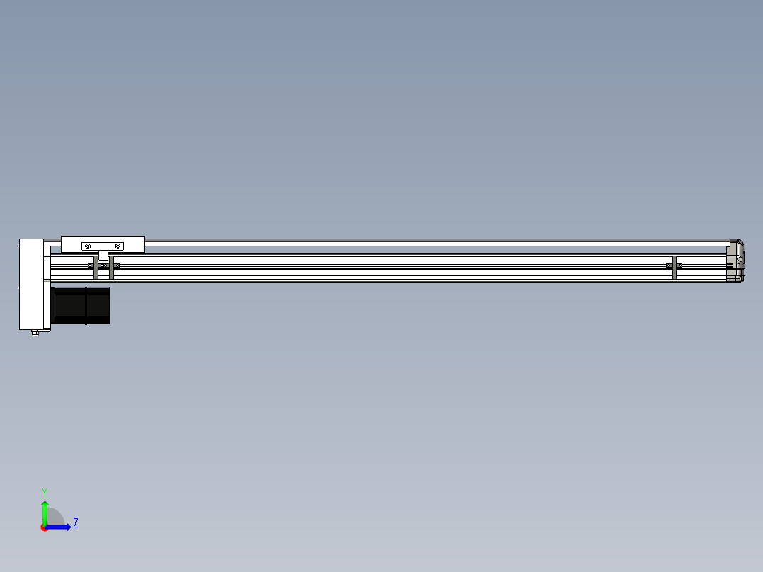 Toyo东佑达直线模组-ETH14-950-BM-200W左视图
