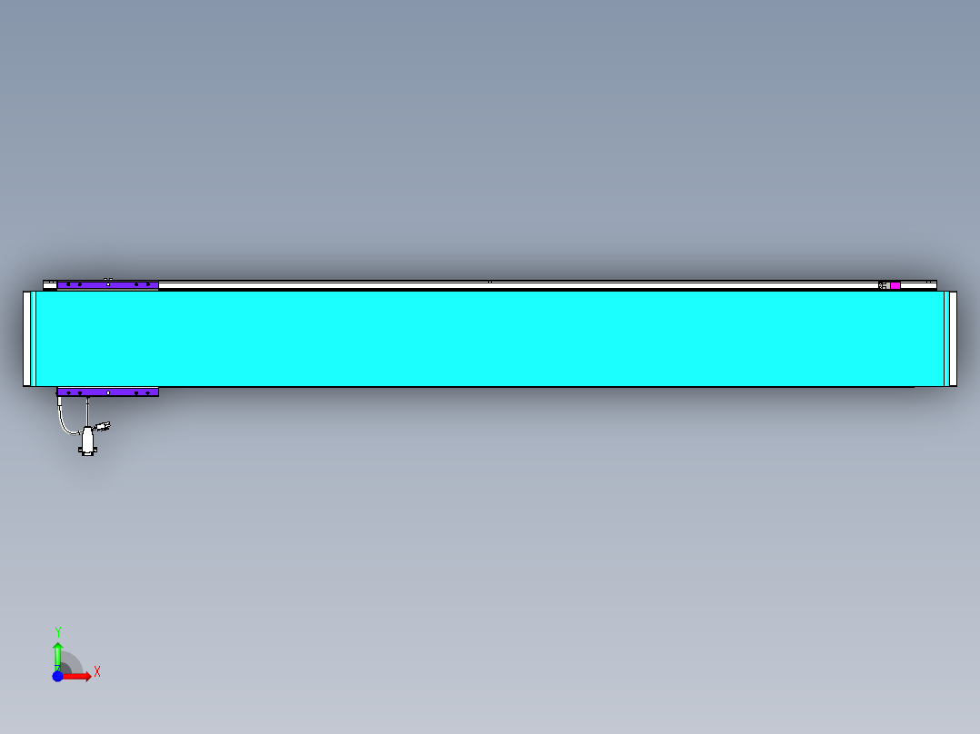 威洛博VL系列3d模型模组VL17E2Y-S1350前视图