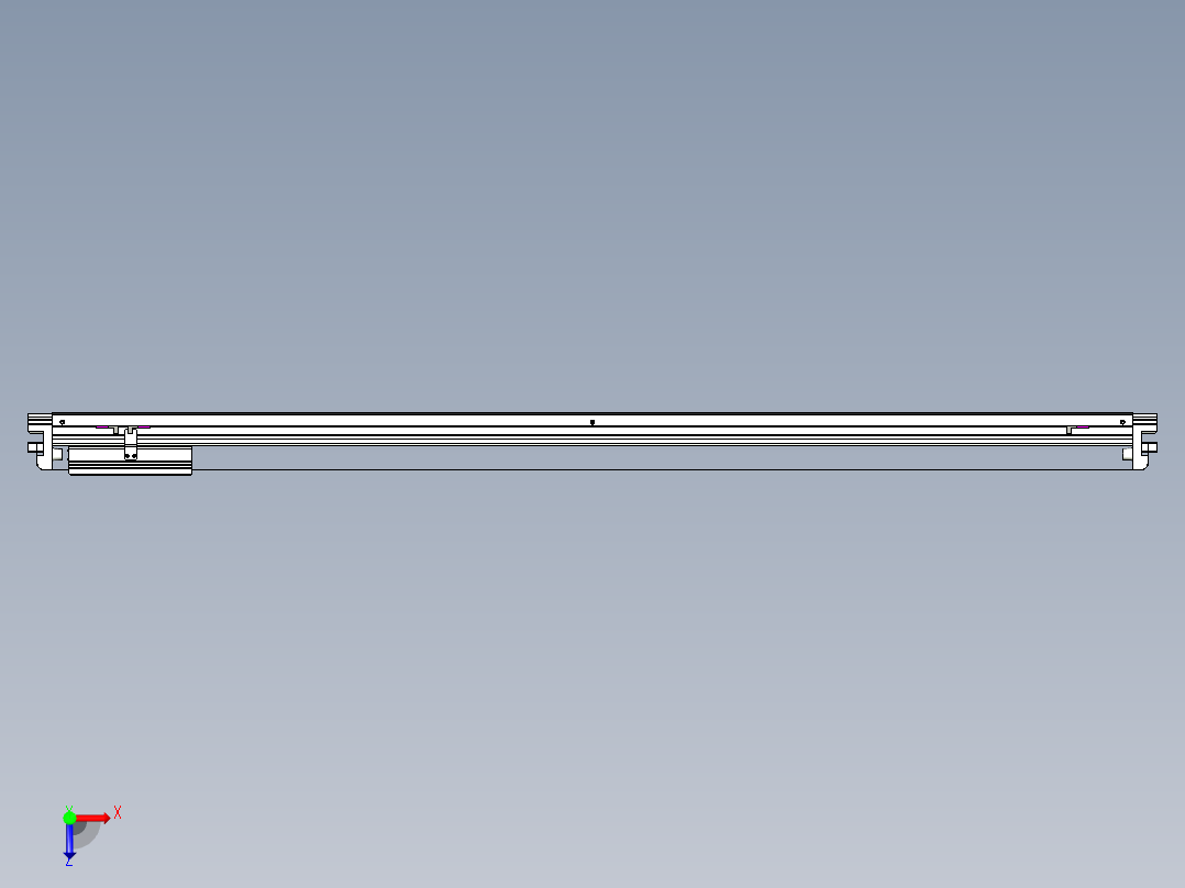 威洛博VL系列3d模型模组VL17E2Y-S1350俯视图