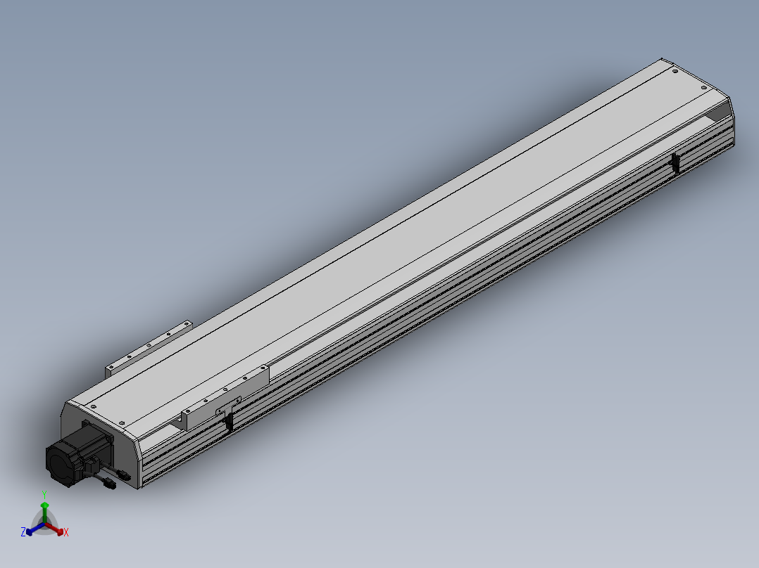 精密模组MY220-T10-1250L-BC-P75B-C4-C正等轴测图