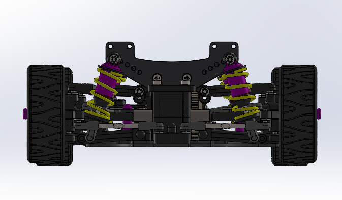 电动四轮驱动遥控模型车