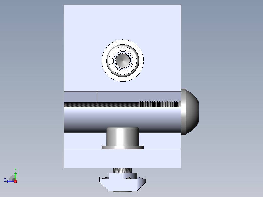 铝型材及其附件3.31.35.15.30.M5.ST前视图