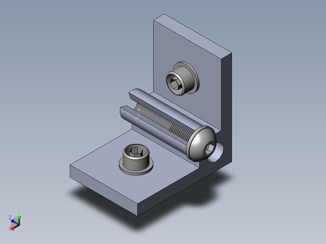 铝型材及其附件3.31.35.15.30.M5.ST正等轴测图