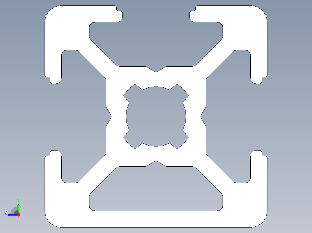 型材-BR 20X20 3N KJN992889.STEP右视图