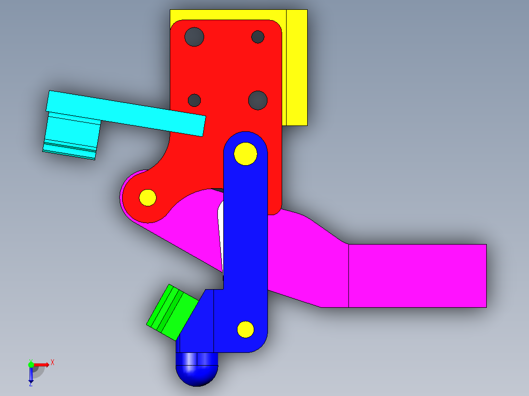 德克斯TUNKERS气缸数模T5 05 BS俯视图