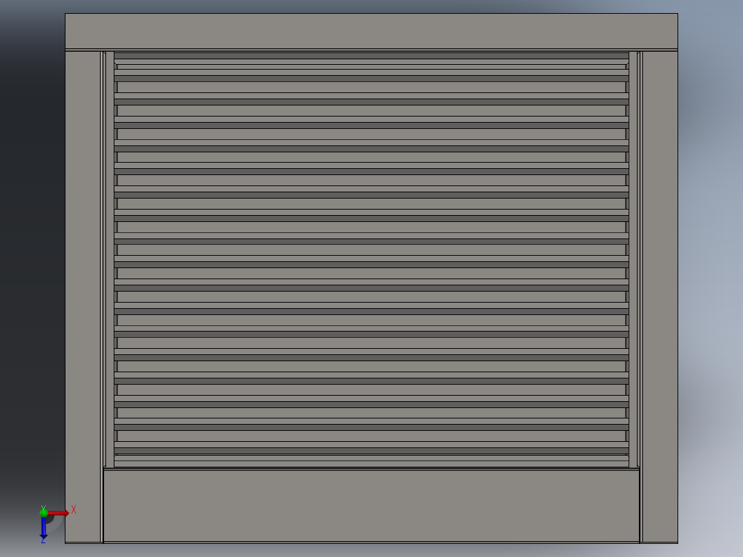 户外烧烤炉sw俯视图