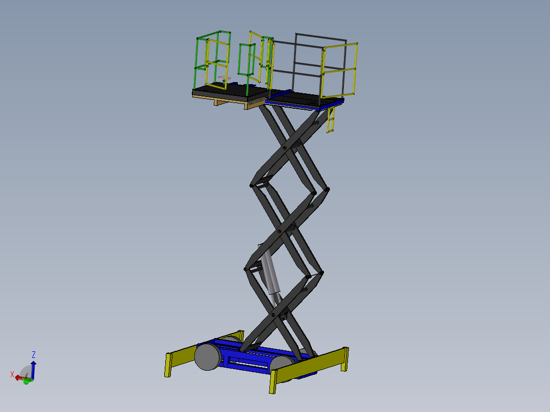 2000x5000剪式<span style='color: red'>升降机</span><span style='color: red'>3D</span><span style='color: red'>图纸</span> F236