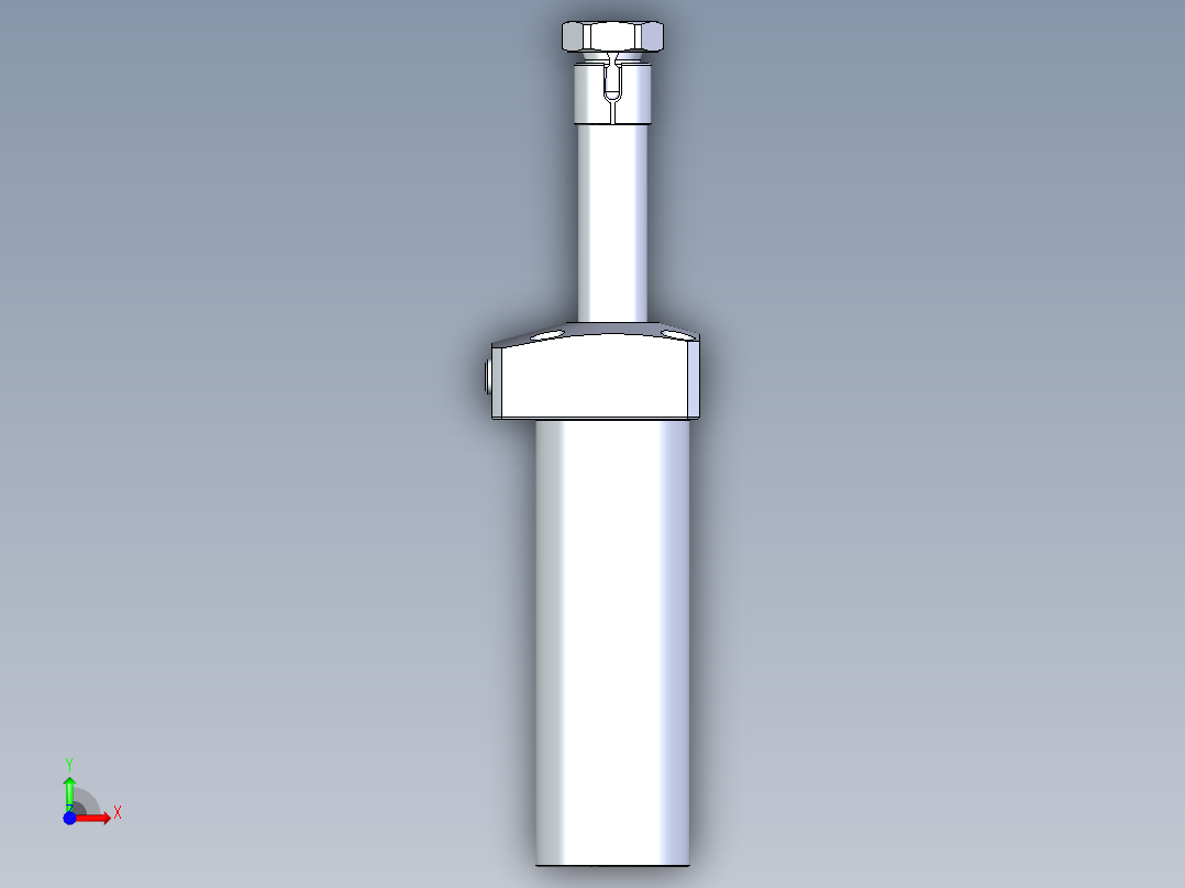 KOSMEKLHA0400-GR-Q40多系列多零件图纸模型前视图