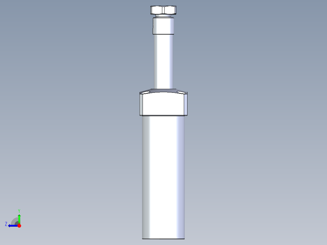 KOSMEKLHA0400-GR-Q40多系列多零件图纸模型右视图