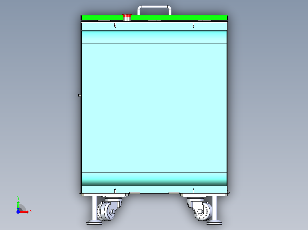 油墨脱泡机前视图