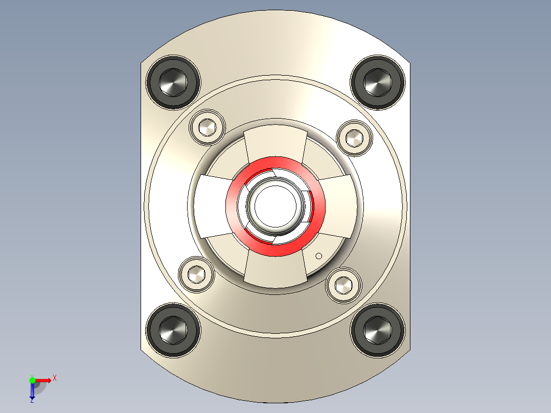 KOSMEKSFA2000-G0A-100多系列多零件图纸模型多系列多零件图纸模型俯视图