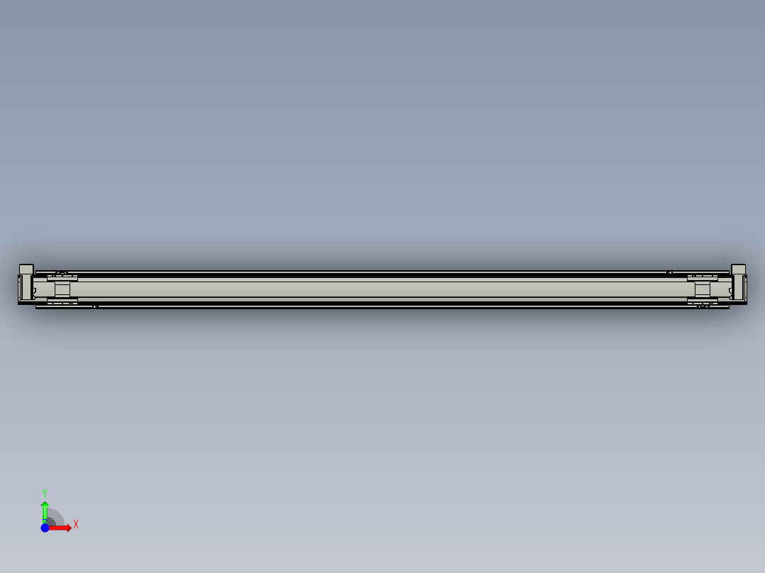 威洛博双电机滑台-VBF14S2-L50-S2800-BU-P40-C6前视图