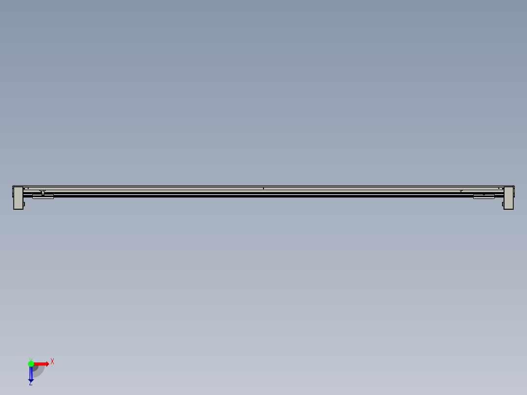 威洛博双电机滑台-VBF14S2-L50-S2800-BU-P40-C6俯视图