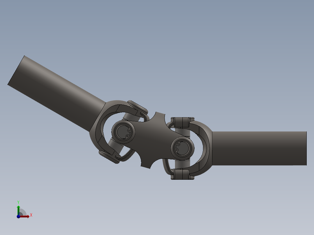 万向节3D数模 (12)前视图