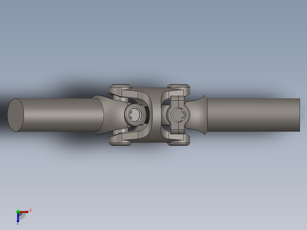 万向节3D数模 (12)俯视图