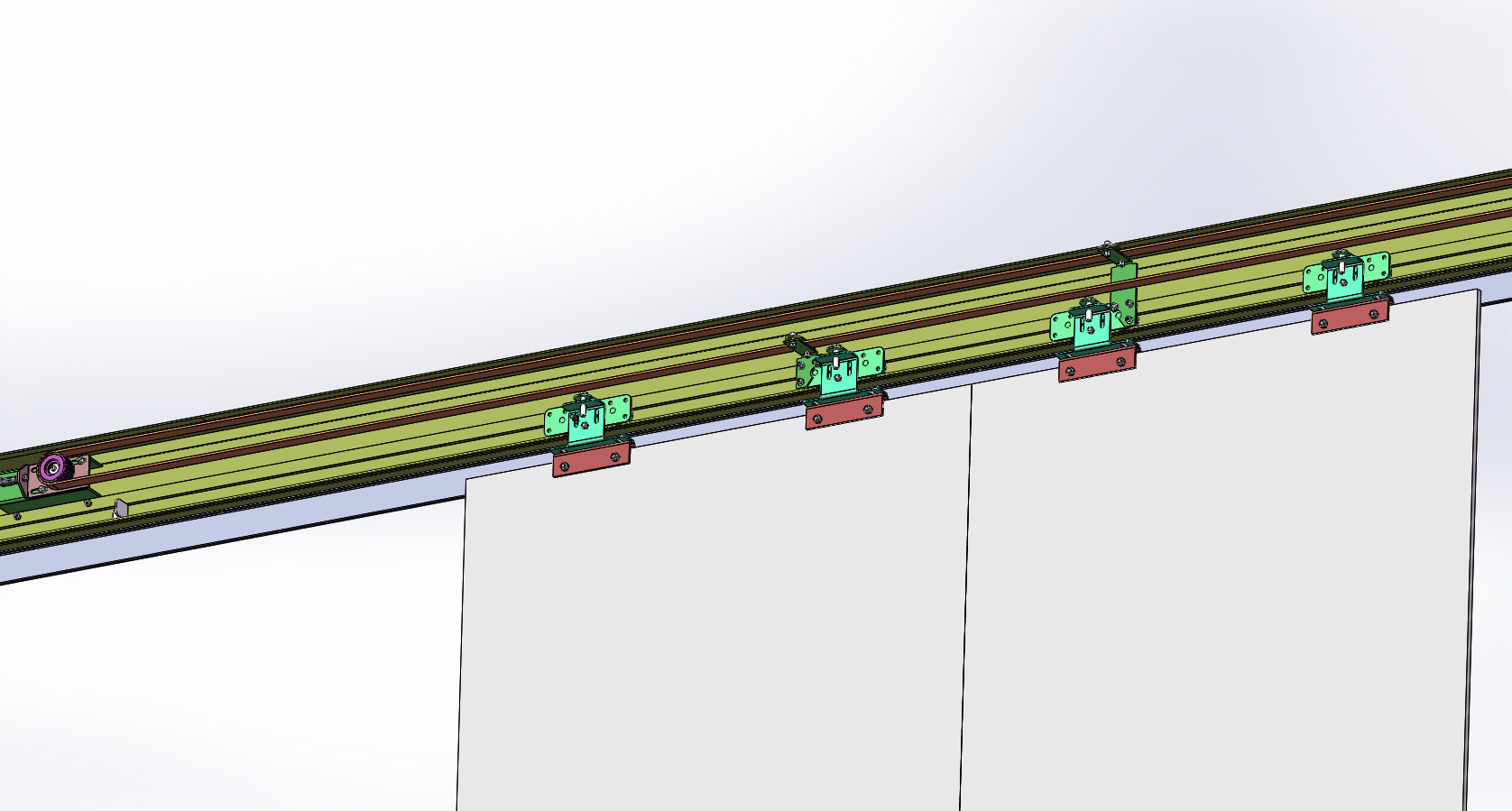 JX530-基于PLC的自动门禁系统设计含三维