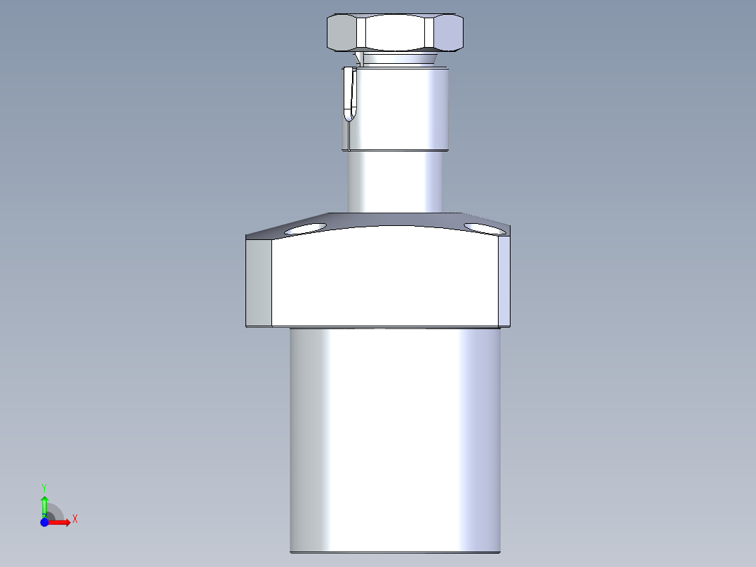 KOSMEKLHA0550-SR-Y30多系列多零件图纸模型前视图