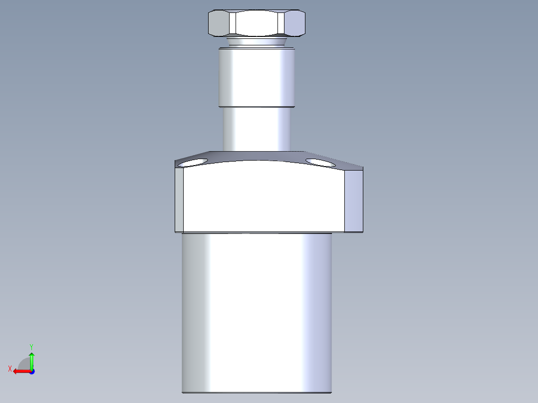 KOSMEKLHA0550-SR-Y30多系列多零件图纸模型后视图
