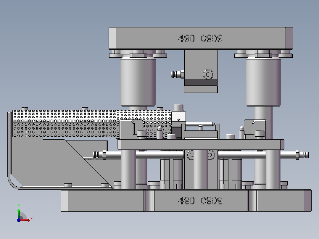 点焊工具3D前视图