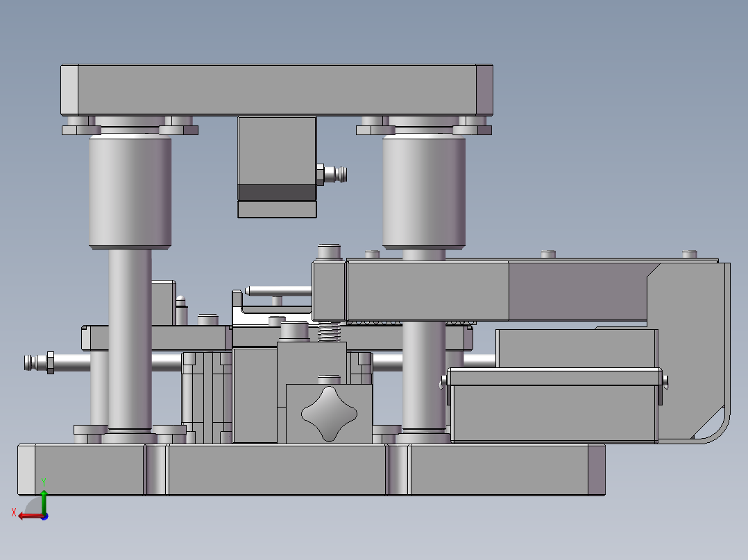 点焊工具3D后视图