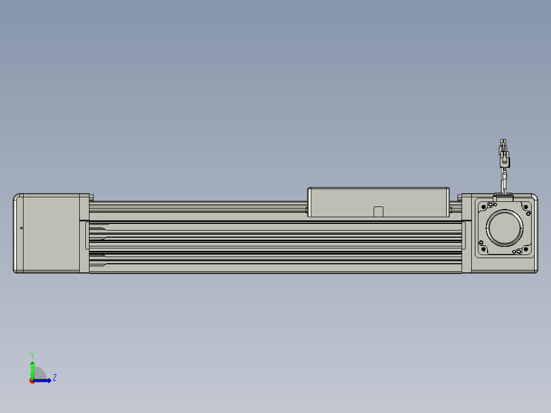 威洛博直线电机模组EB16-L208-S300-R-ZP75-MS3-5K左视图