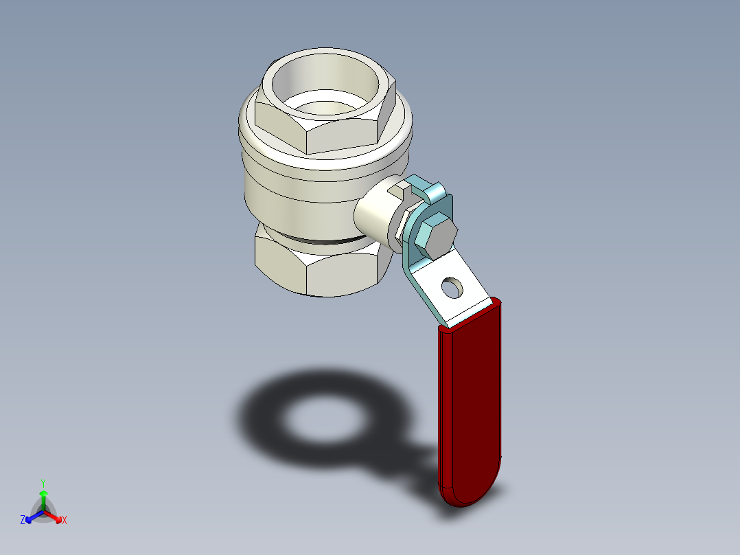 阀门正等轴测图
