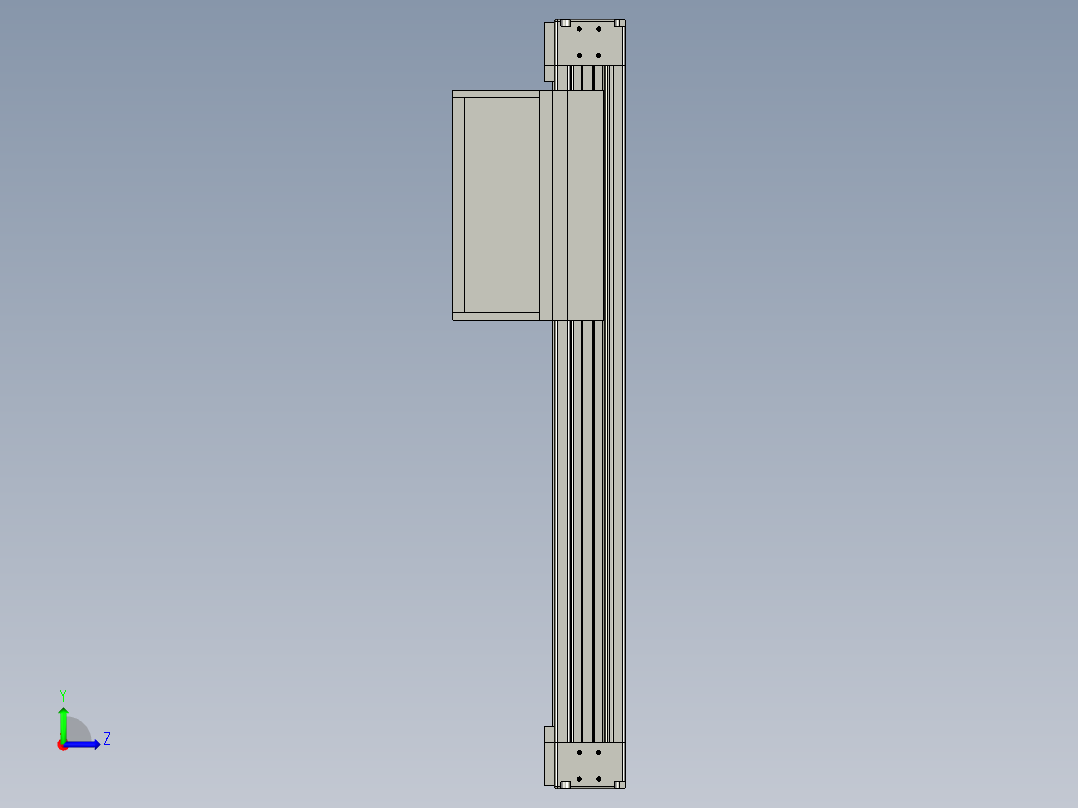 欧规系列-GB8Z-L200-S450-BLR-P75-MS3左视图