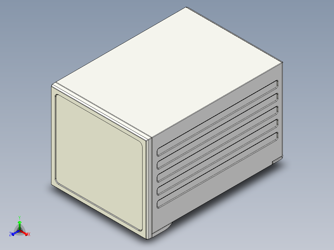 洗衣机6正等轴测图