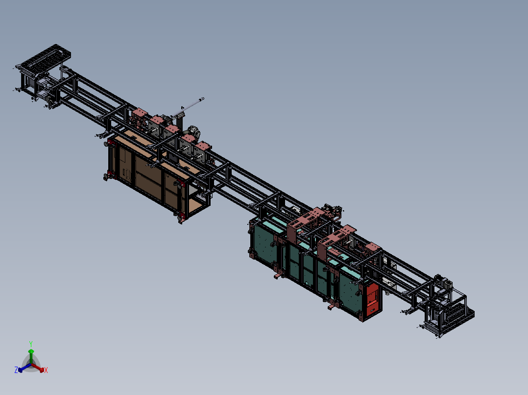 签字笔盖压装组合生产设备sw17可编辑正等轴测图