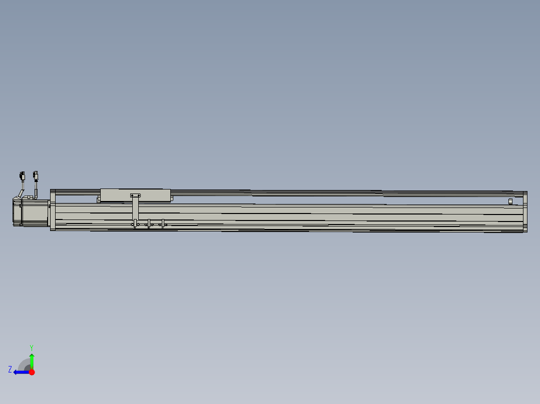 东锦丝杆传动-直线滑台模组DH210-C-L10-S1000-BC-P750W-C3.STEP右视图