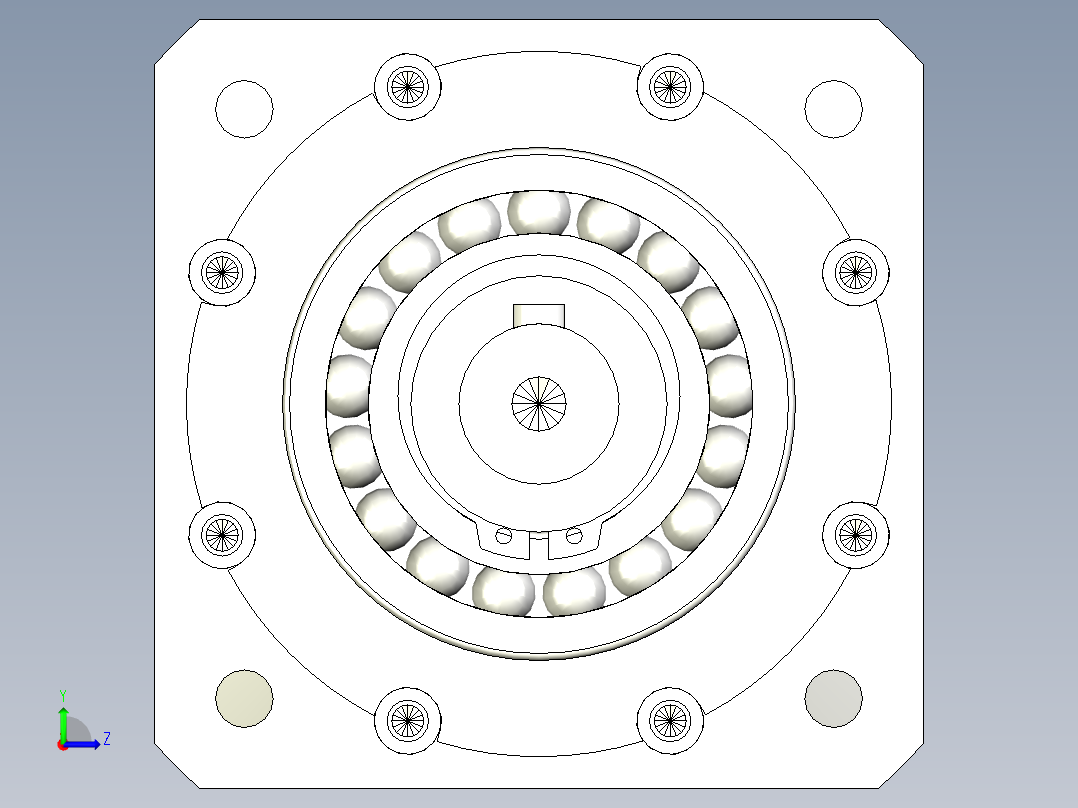 直齿PLF120-L3-LC 19-95-115-M8.stp左视图