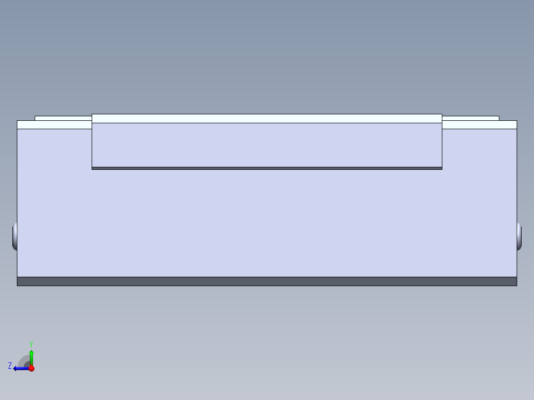 上银直线滑轨-EGH15CA 滑块右视图
