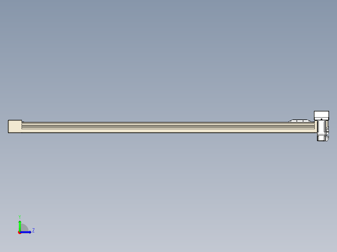 同步带全封闭直线模组TPA-HCB-65S-90-L1150-ML-C-P10-N3左视图