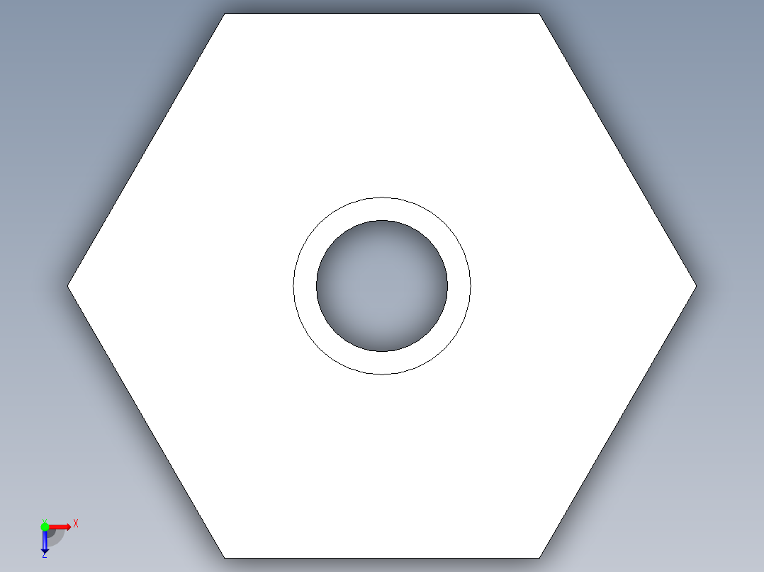聚氯乙烯配件16-Sch80_ReducerBushing_SxSPIG_837-247_2in x 0.5in俯视图