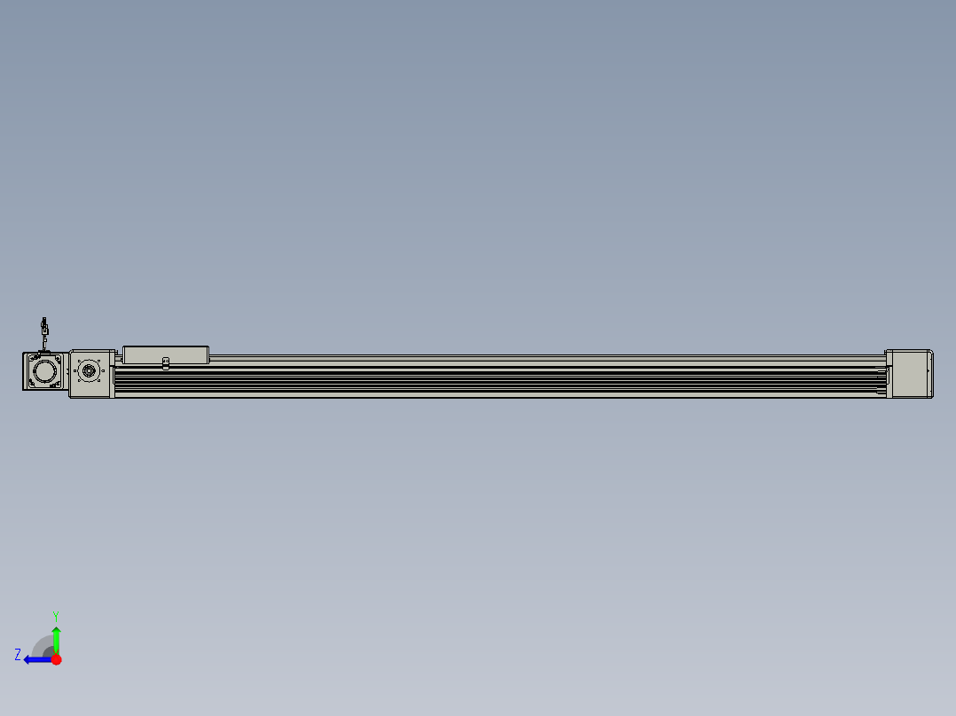 威洛博直线电机模组EB16-L208-S1650-BR-ZP75-MS3-5K右视图