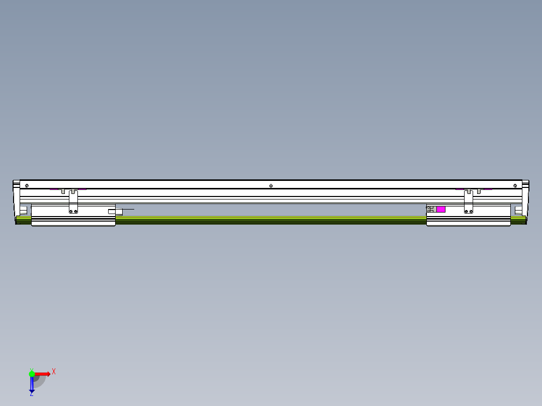 威洛博VL系列3d模型模组2VL22H2Y-S650俯视图