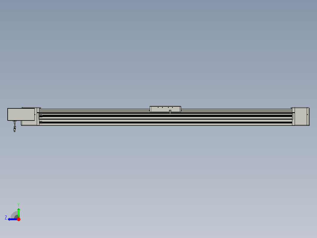 威洛博直线电机模组EB20-L224-S1650-BL-ZP75-MS3-5K右视图
