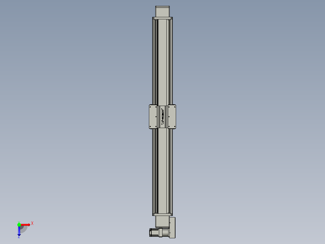 威洛博直线电机模组EB20-L224-S1650-BL-ZP75-MS3-5K俯视图