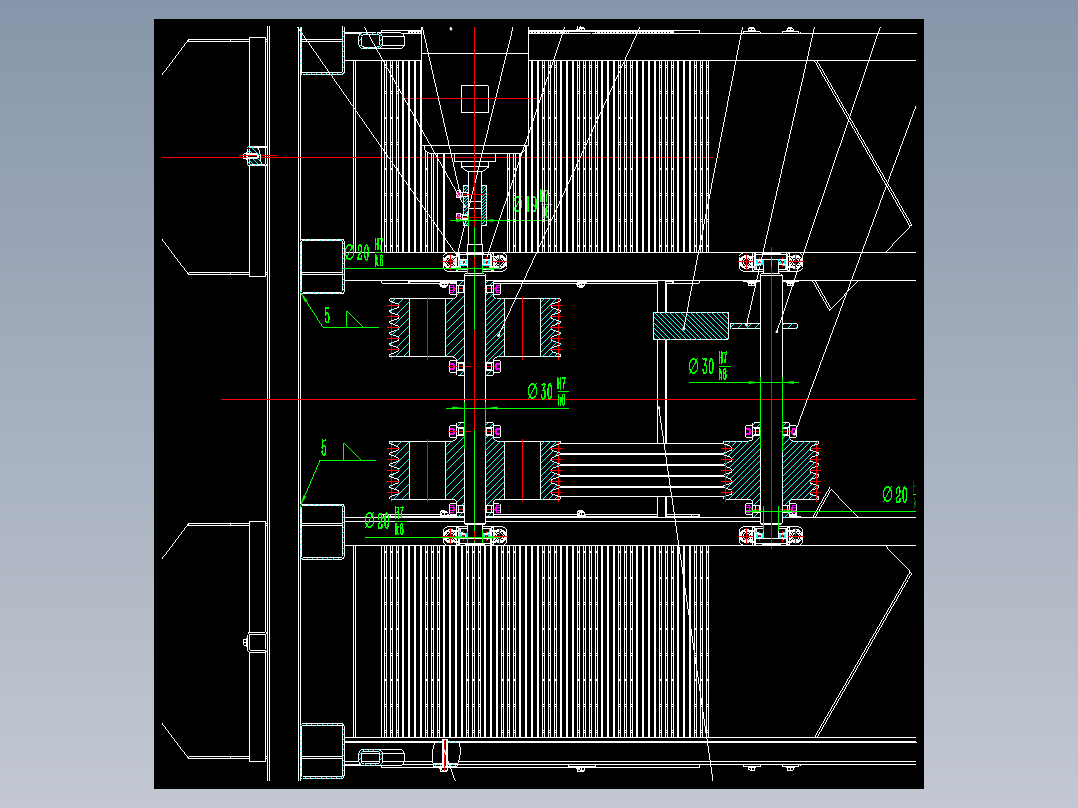 振动筛式花生收获机设计图纸==1252958