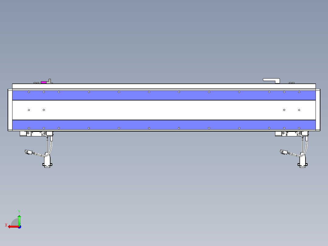 威洛博VL系列直线电机模组-2VL14S1-S700后视图
