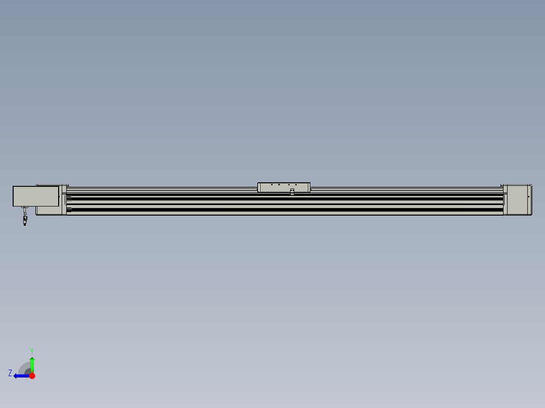 威洛博直线电机模组EB20-L224-S1700-BL-ZP75-MS3-5K右视图