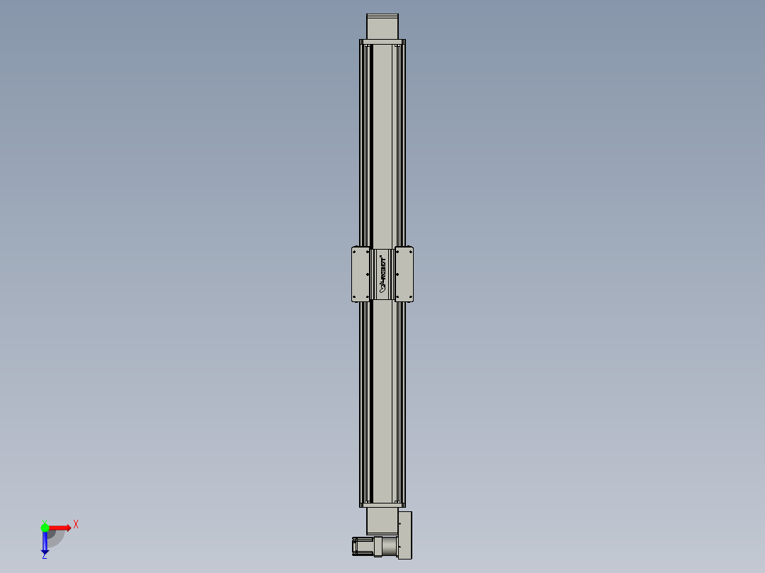 威洛博直线电机模组EB20-L224-S1700-BL-ZP75-MS3-5K俯视图
