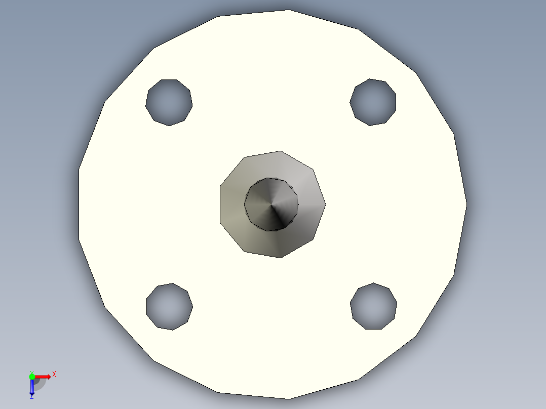 塔顶避雷针俯视图
