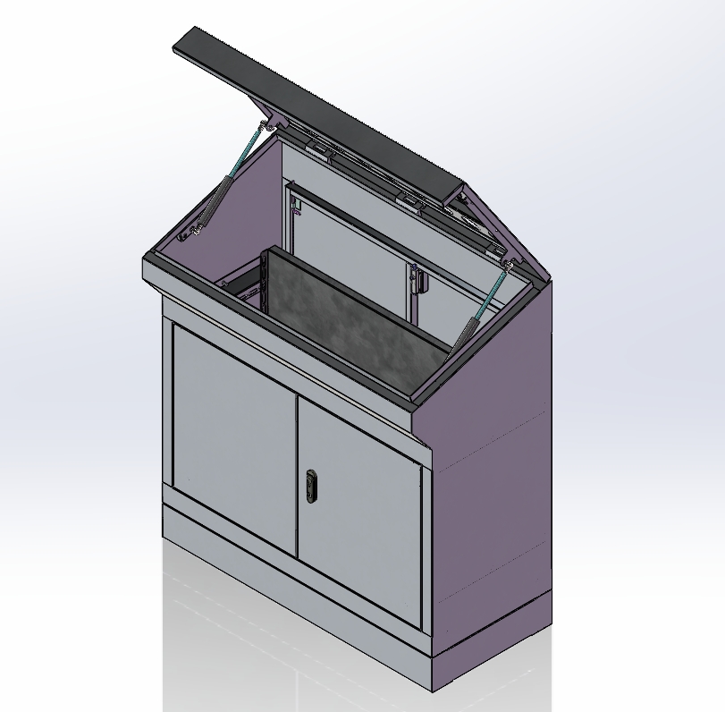 斜面操作台电柜