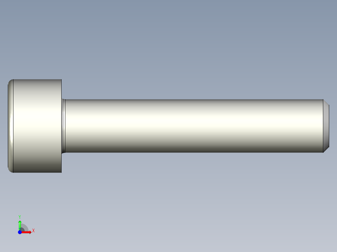 螺钉-DIN_912-M4x20.stp前视图