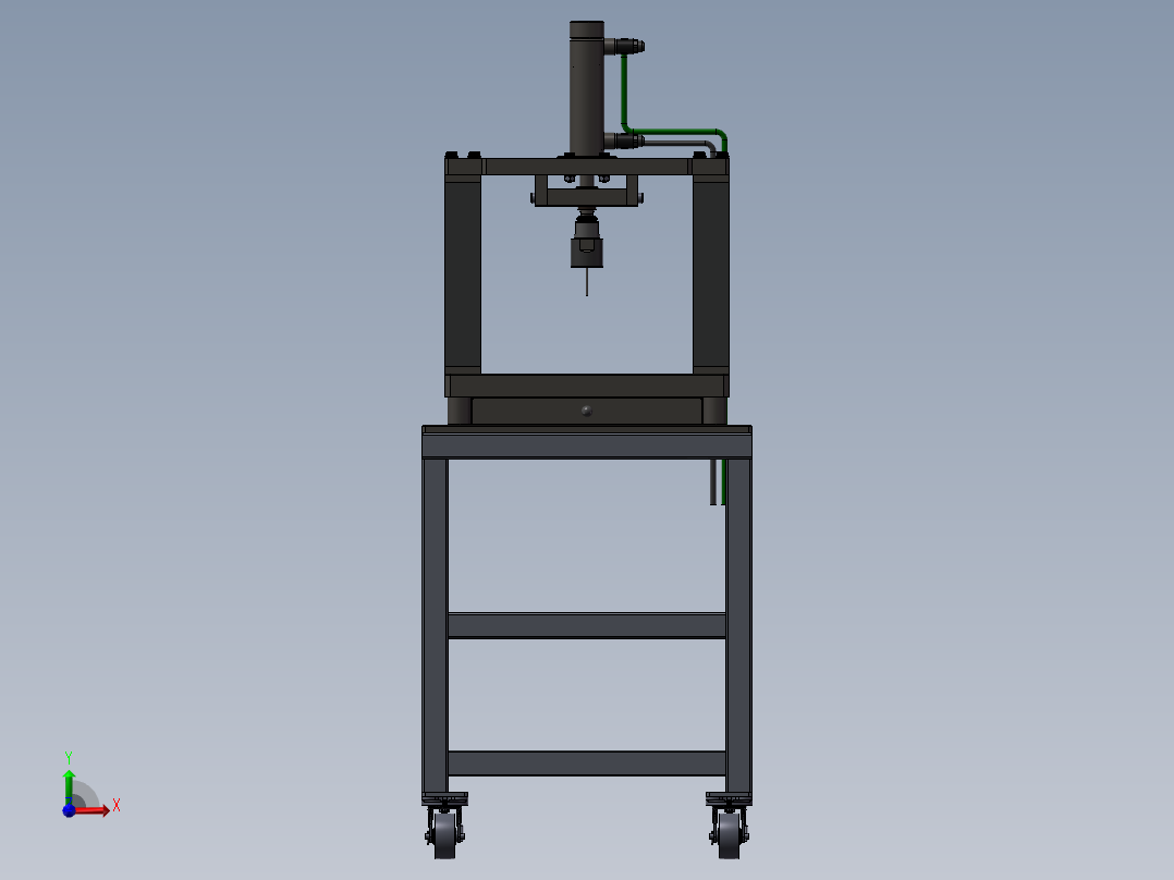 激光打印机前视图