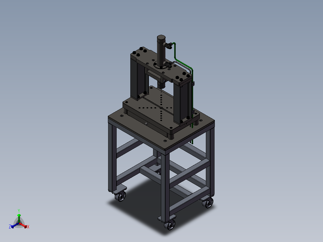 激光打印机正等轴测图