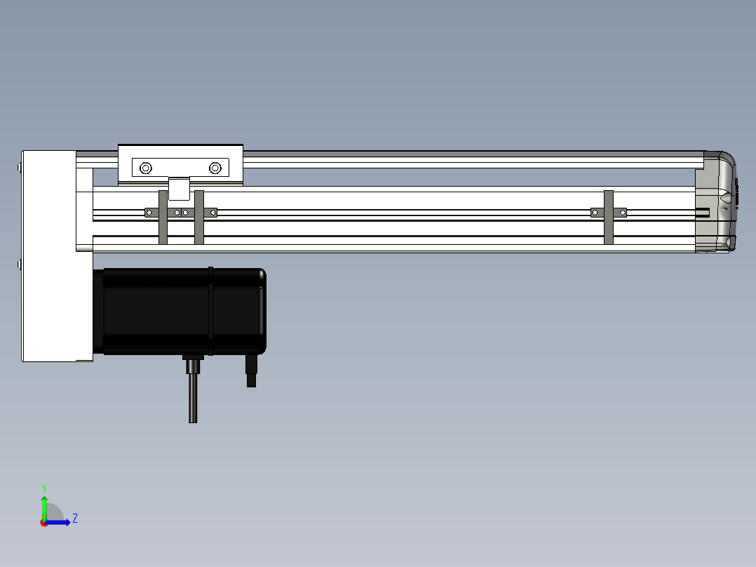 Toyo东佑达直线模组-ETH13-300-BM-400W左视图